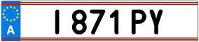 Truck License Plate
